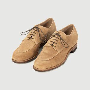 Viberg - Savoy - Peanut Papillon Calf Suede Unlined - 8E